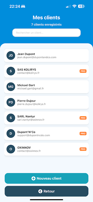 Kolirys, Facturation & Gestion Screenshot 1