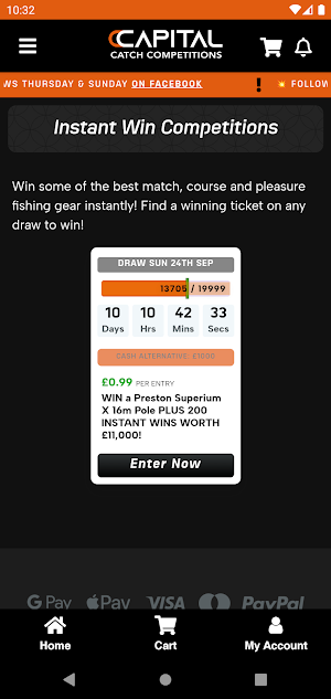 Capital Catch Competitions Screenshot 2
