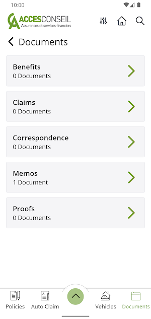 AccesConseil Online Screenshot 2