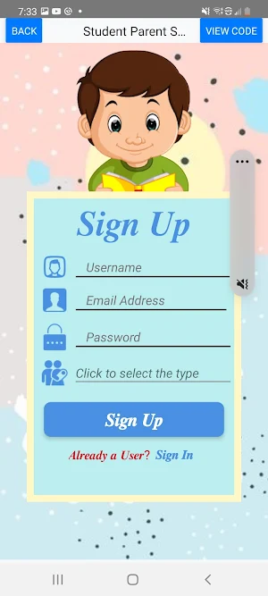 Student Parent Scheduler Screenshot 2