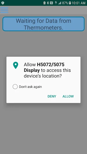 GoVee H5072/H5075 RMT Display Screenshot 1