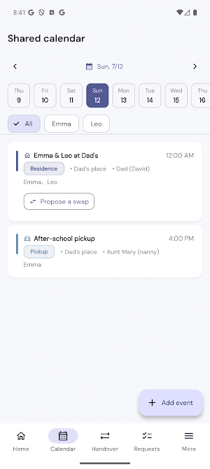 Still Family - Co-Parenting Screenshot 1