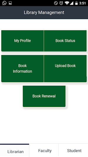 Library Management Screenshot 0