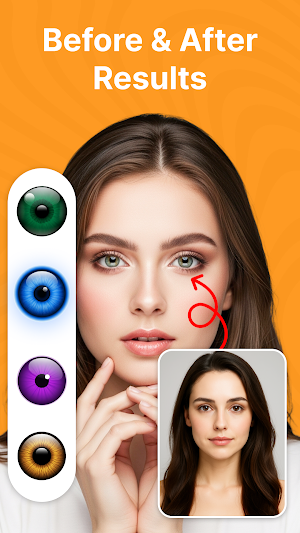 Eye Color Changer Photo Editor Screenshot 2
