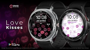 Love Kisses - colorful digital Screenshot 0