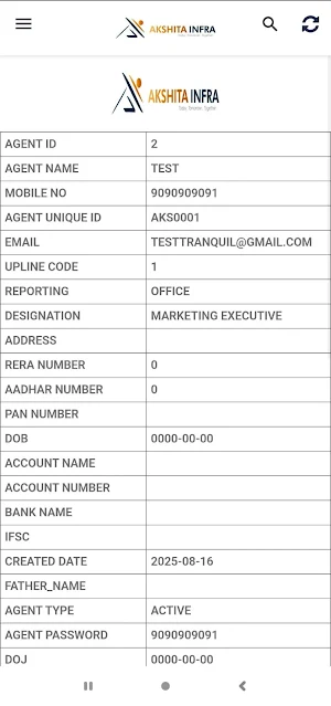 Akshita Infra Screenshot 1