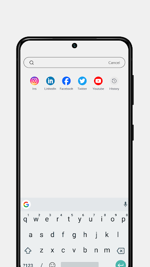 NoWait Browser Screenshot 1