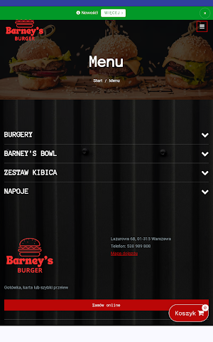 Barney's Burger & Sports Bar Screenshot 2