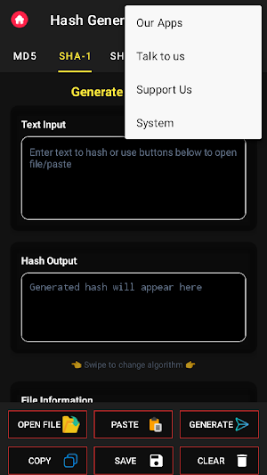 Hash Generator Screenshot 1
