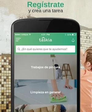 Taskia, servicios a domicilio Screenshot 1