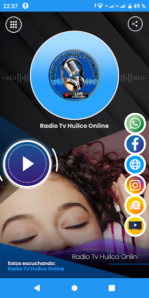Radio Tv Huilco Online Screenshot 1