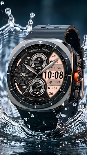 Rose Metal ZKin Watch Face Screenshot 1