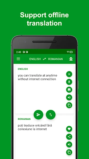 Romanian - English Translator Screenshot 1