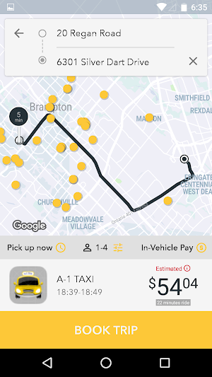 A-1 Taxi Brampton Screenshot 1