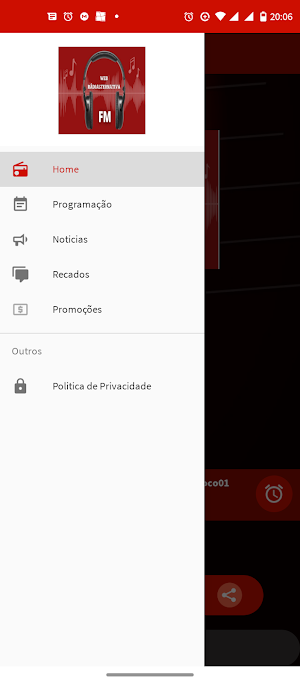 Web Rádio alternativa FM Screenshot 1