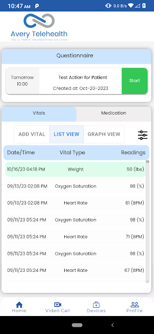Avery Telehealth Screenshot 3