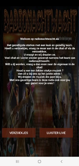 Radio Nachtwacht Screenshot 1