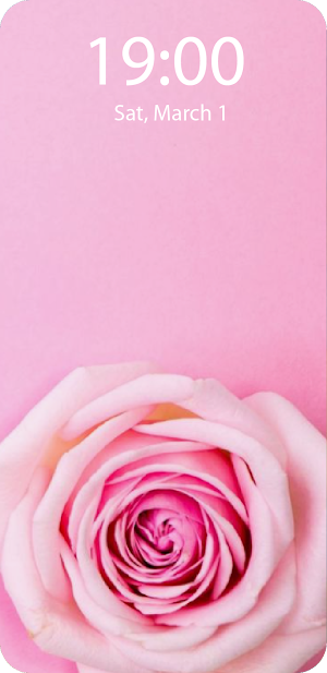 Pink Live Wallpaper Parallax Screenshot 2