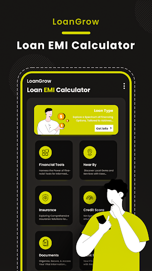 LoanGrow - EMI Loan Calculator Screenshot 0
