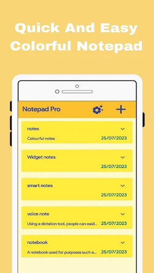 Notepad Pro - Color Notes Screenshot 0