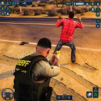 US Cop Car Chase Games Sim 3d