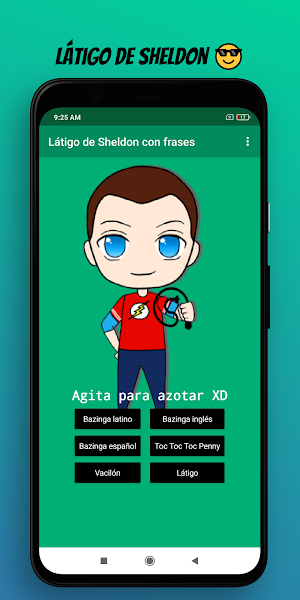 Látigo de Sheldon con frases Screenshot 2