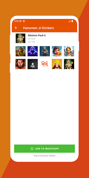 Hanuman Ji Stickers WA Screenshot 3