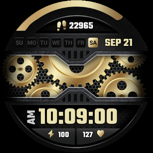Golden Gear- for wear os Screenshot 0