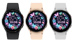 AZ284 Butterfly Watch Face Screenshot 1