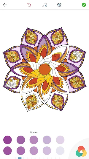 Magic Mandalas: Coloring Pages Screenshot 3