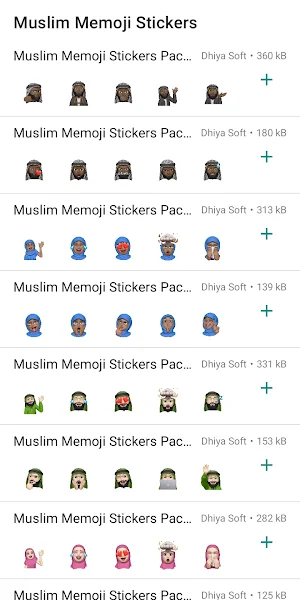 Muslim Memoji Stickers Screenshot 0