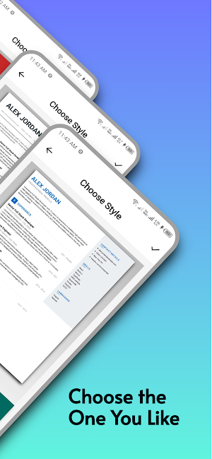 Smart Resume and CV Builder Screenshot 3