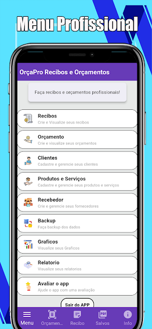 OrçaPro Recibos e Orçamentos Screenshot 0