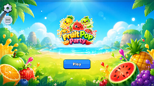 Fruit Pop Party- Bounce pop Screenshot 0