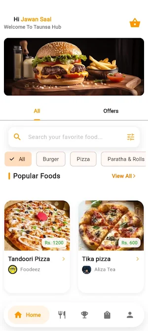 Taunsa Hub: Food Delivery Screenshot 1