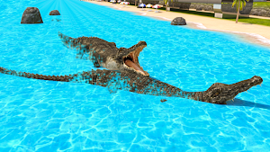 Angry Crocodile 2020 City Attack Simulator Screenshot 3