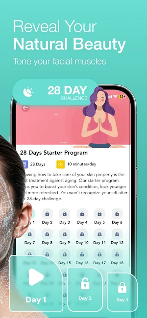 Face Yoga - Face Exercises Screenshot 1