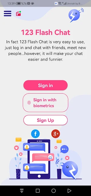 123flashchat Screenshot 1