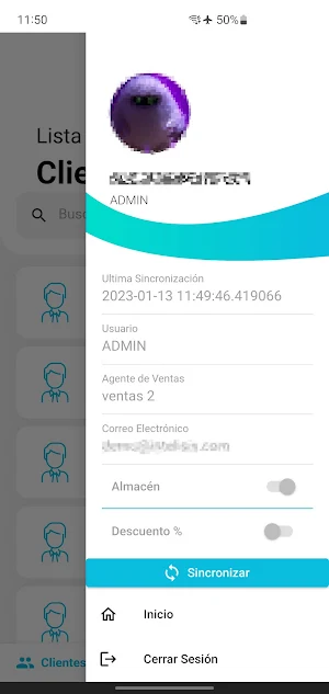 Pedidos Móvil Screenshot 1