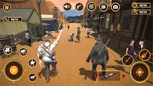 Wild West Shooting Cowboy Game Screenshot 2