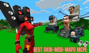 Skibidi TvWomen Skin MCPE Screenshot 1