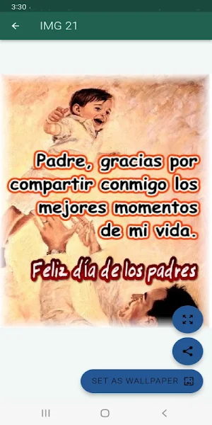 Día del padre. Tarjetas Screenshot 3
