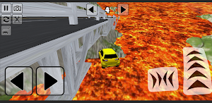car vs lava crash simulator Screenshot 2