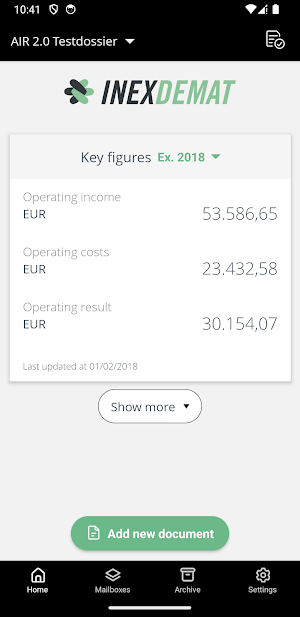 INEXDEMAT Screenshot 1