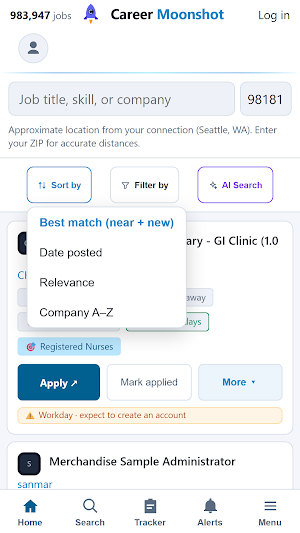Career Moonshot Screenshot 3