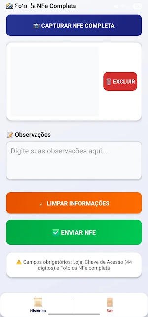 Leitor NFe - Bravo Screenshot 1