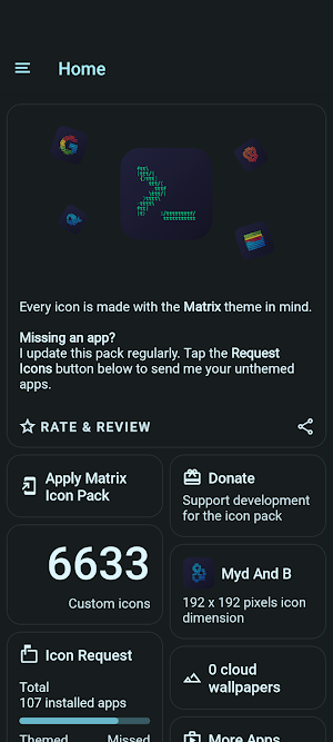 Matrix Icon Pack Screenshot 1