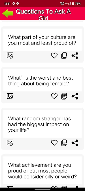 Question To Ask A Girl Screenshot 2