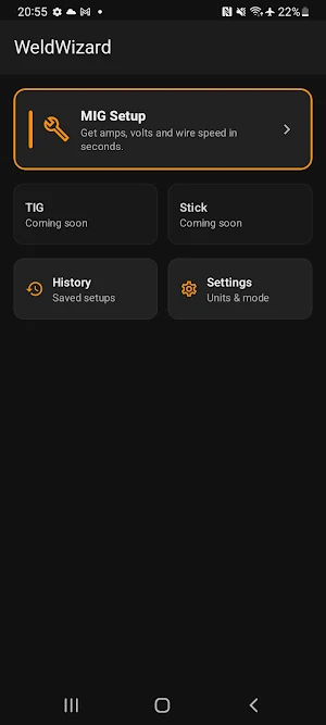 WeldWizard Screenshot 3
