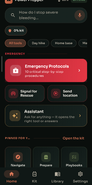 Power Prepper Offline Survival Screenshot 0
